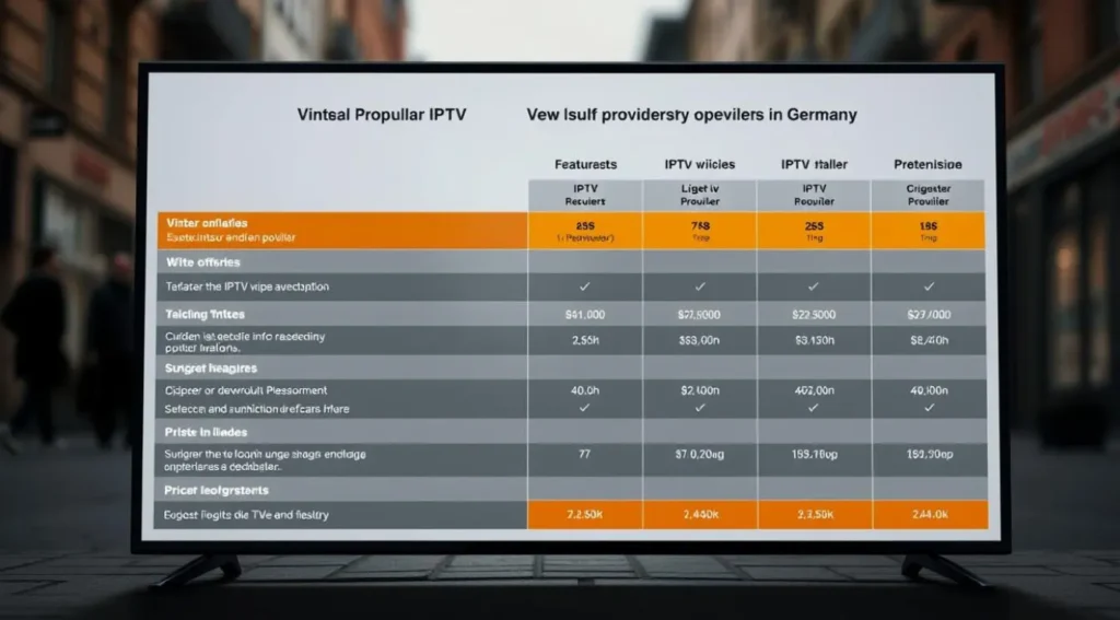 IPTV Anbieter Übersicht – Vergleich deutscher IPTV Services