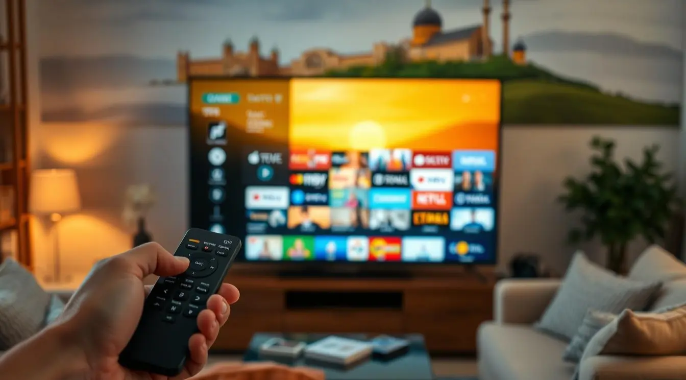 IPTV Dienste Übersicht – moderne Streaming-Plattform auf Smart-TV