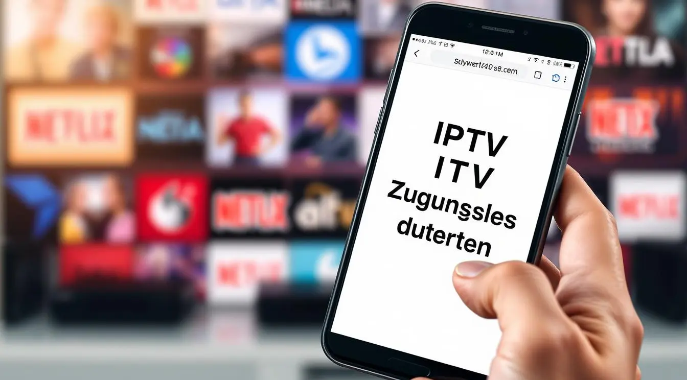 IPTV Zugangsdaten auf Fernseher eingeben – Deutschland