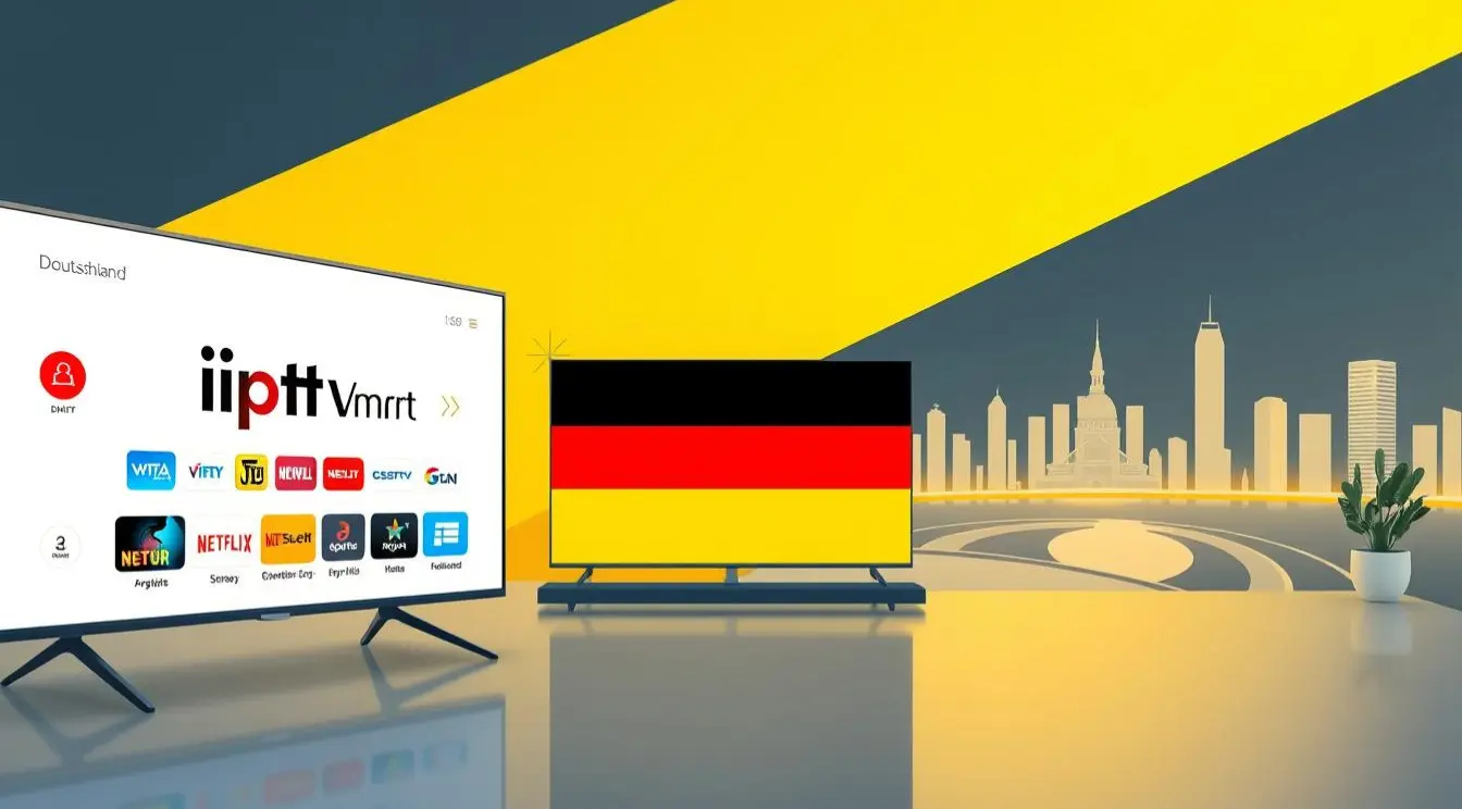 IPTV Smart auf Smart TV mit Benutzeroberfläche in Deutschland